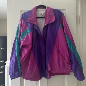 Vintage 1980s Windbreaker Jacket